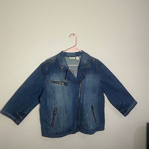 Chico size 2 modern denim jacket